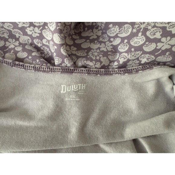 Duluth Trading Mushroom Floral Tank Top Women's Plus Size XXL Lavender Purple - Picture 4 of 14